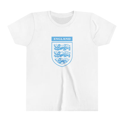 Blue Three Lions England Crest Cropped Baby Teeabc tee Cute Womens Baby Tee - Y2K Crop Top - Summer Baby Tee - Ironic Slogan Tee - Summer Style 2024