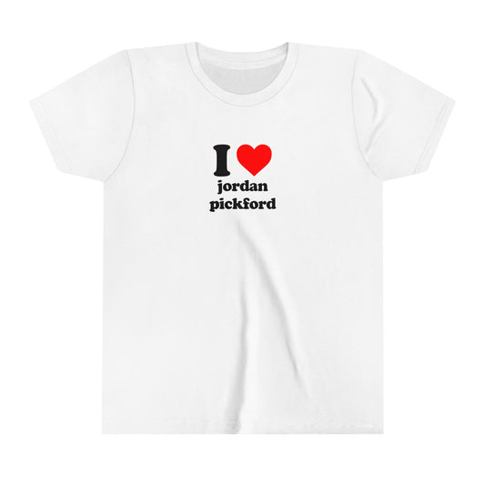 I Love Jordan Pickford England Football Euros Cropped Baby Teeabc tee Cute Womens Baby Tee - Y2K Crop Top - Summer Baby Tee - Ironic Slogan Tee - Summer Style 2024