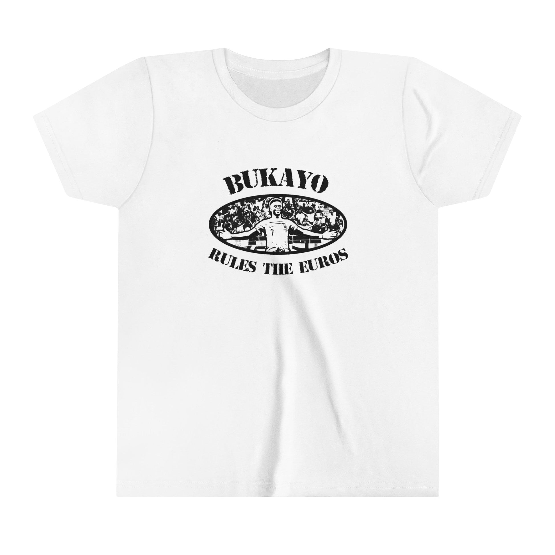 Bukayo Saka Rules The Euros England Football Euros Cropped Baby Teeabc tee Cute Womens Baby Tee - Y2K Crop Top - Summer Baby Tee - Ironic Slogan Tee - Summer Style 2024