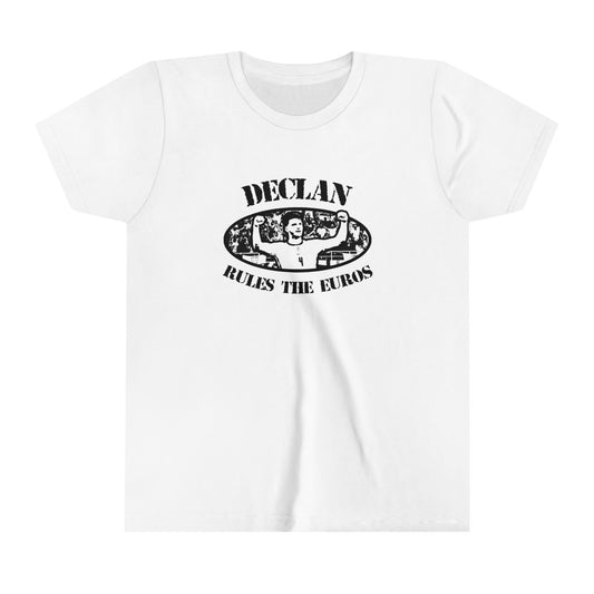 Declan Rice Rules The World England Football Euros Cropped Baby Teeabc tee Cute Womens Baby Tee - Y2K Crop Top - Summer Baby Tee - Ironic Slogan Tee - Summer Style 2024