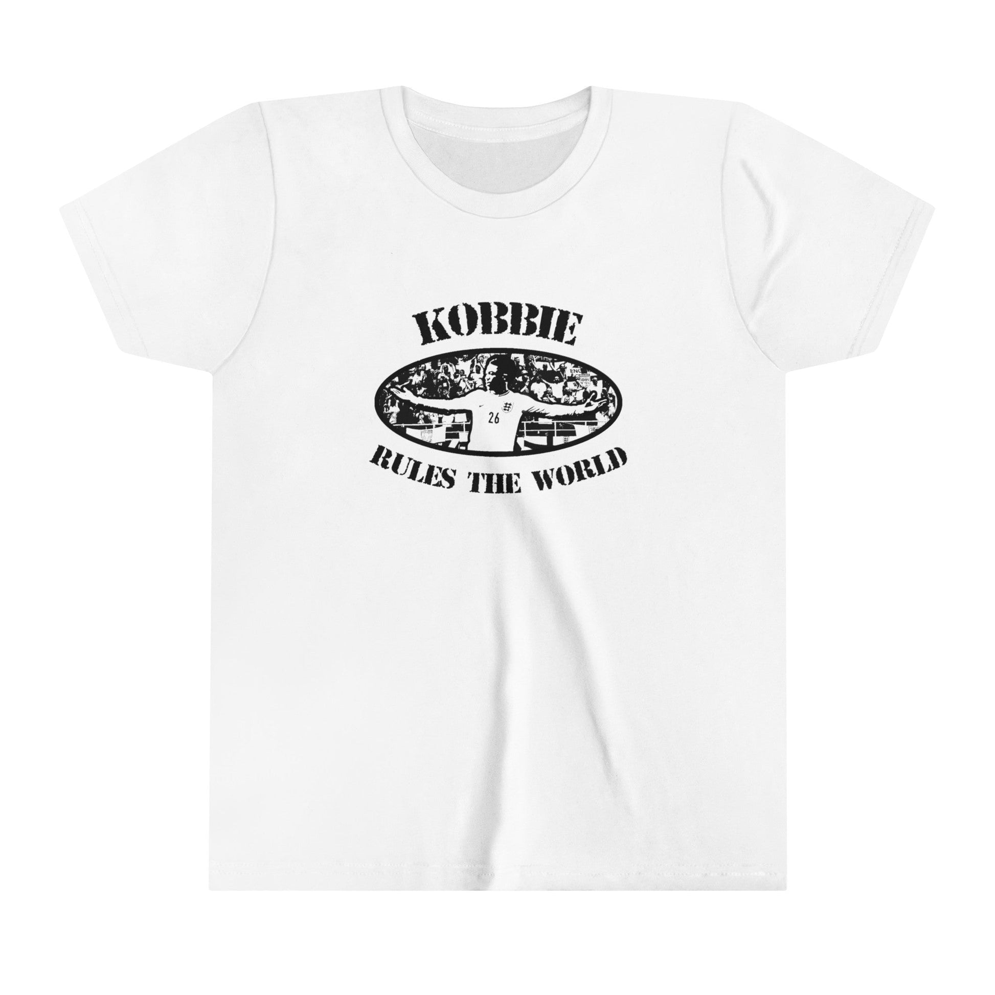 Kobbie Mainoo Rules The Euros England Football Euros Cropped Baby Teeabc tee Cute Womens Baby Tee - Y2K Crop Top - Summer Baby Tee - Ironic Slogan Tee - Summer Style 2024