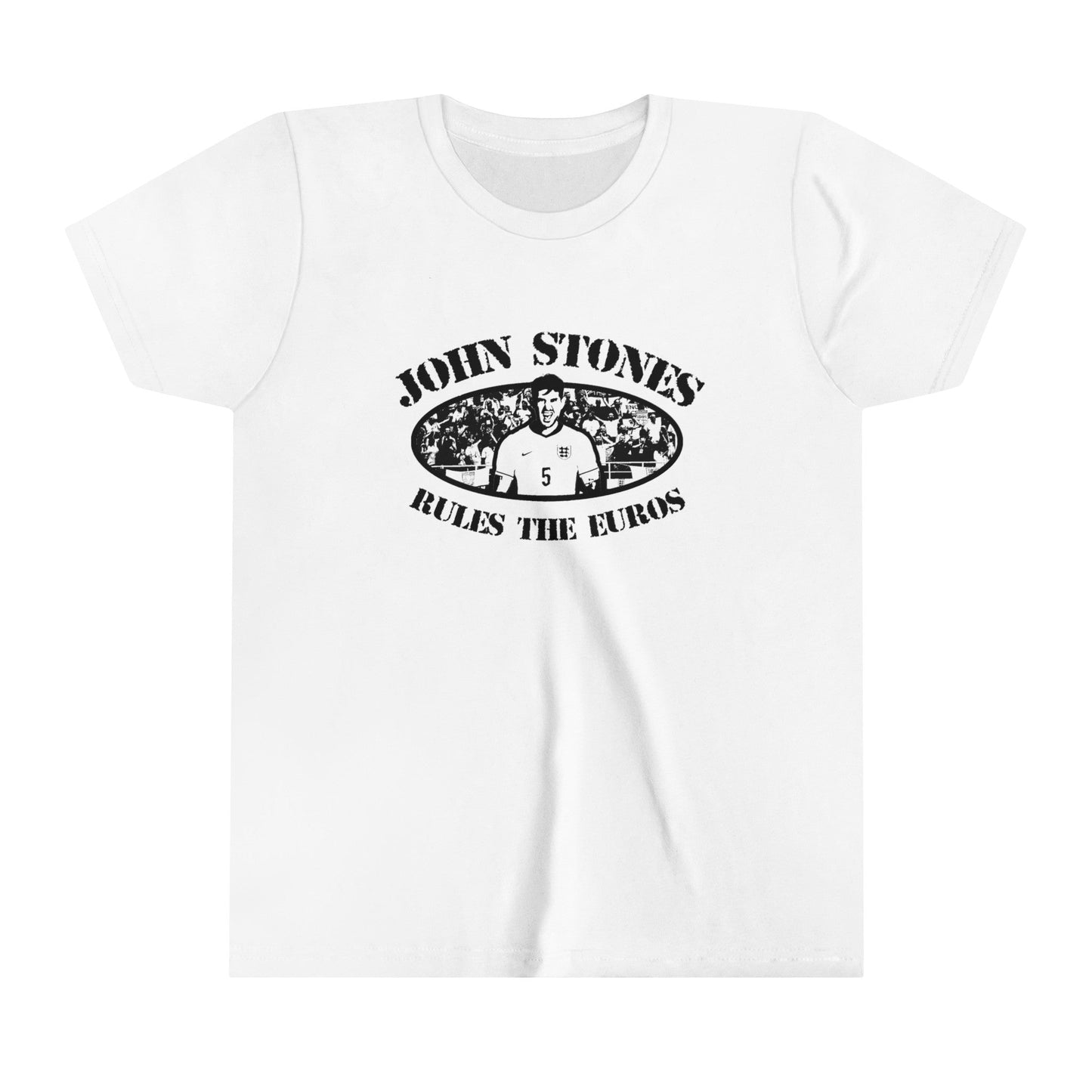 John Stones Rules The Euros England Football Euros Cropped Baby Teeabc tee Cute Womens Baby Tee - Y2K Crop Top - Summer Baby Tee - Ironic Slogan Tee - Summer Style 2024